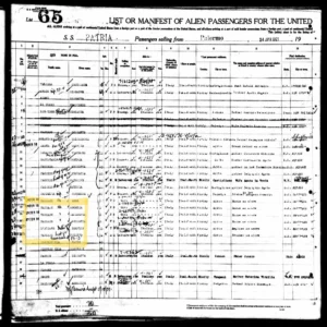 The 1921 ship manifest that reopened my family line