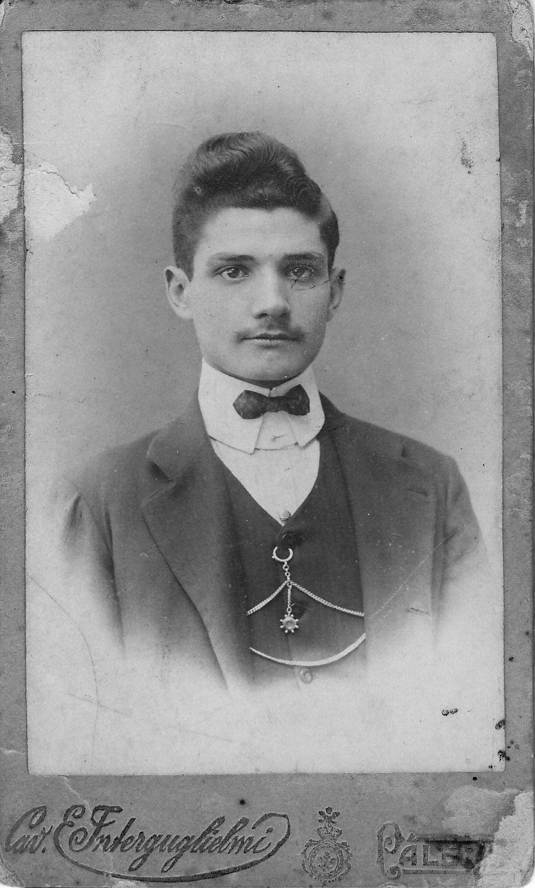 Gioacchino Mangano (1884–1970), born and died in Palermo — house archive photograph, Pro Italian Roots.